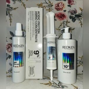 Redken Acidic Set: Protein Amino Concentrate, Moisture Concentrate, pH Sealer